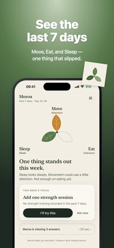 Moroa App Store screenshot