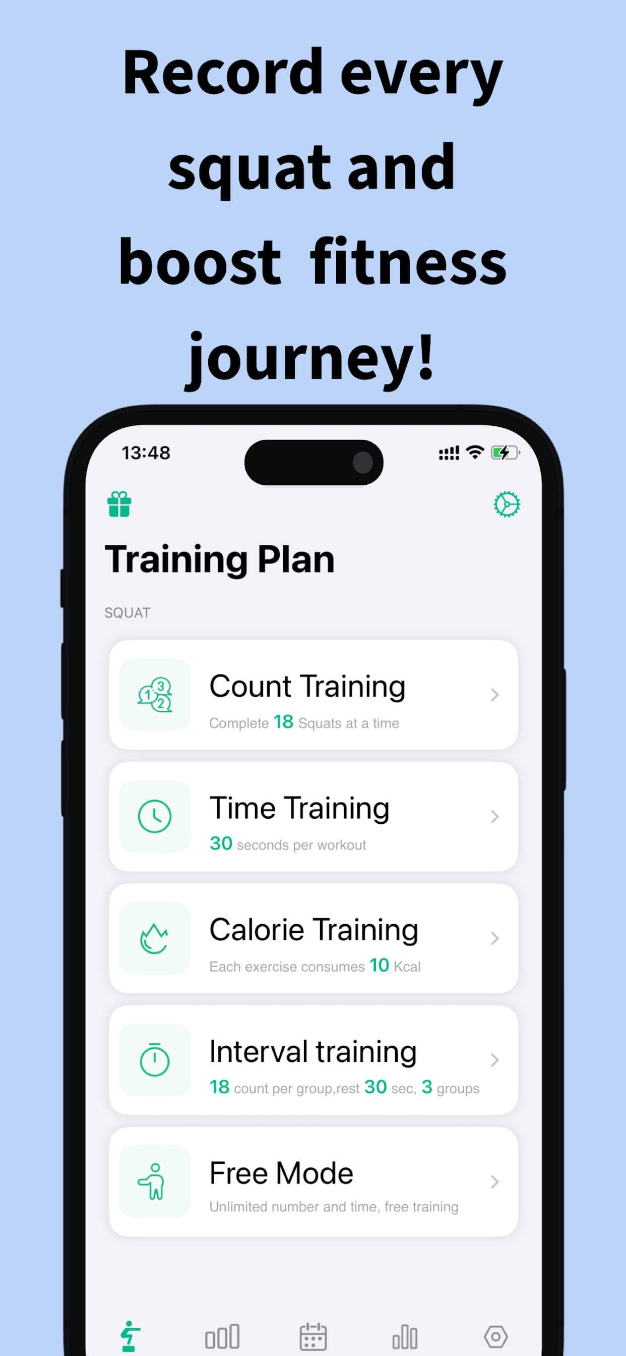 SquatTrack App Store screenshot 2