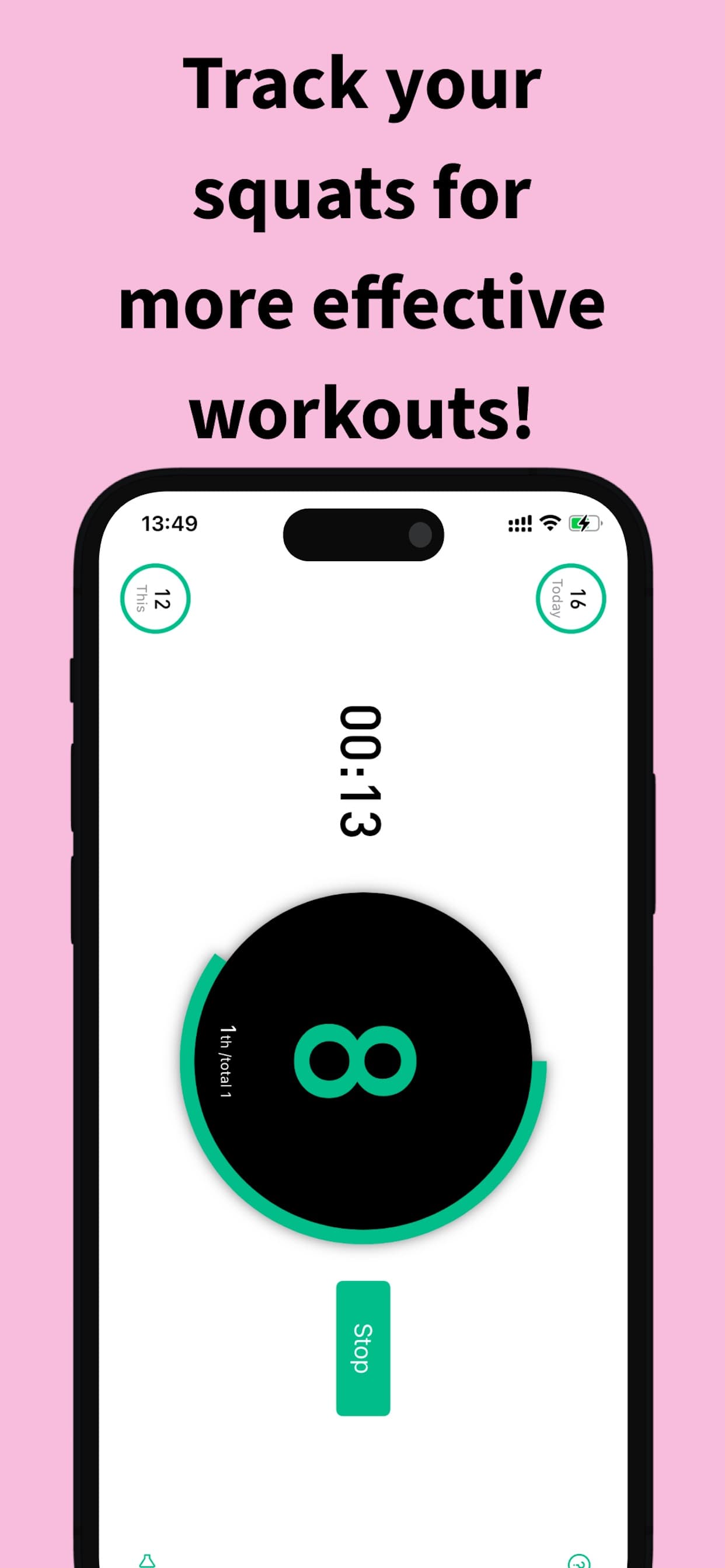 SquatTrack App Store screenshot